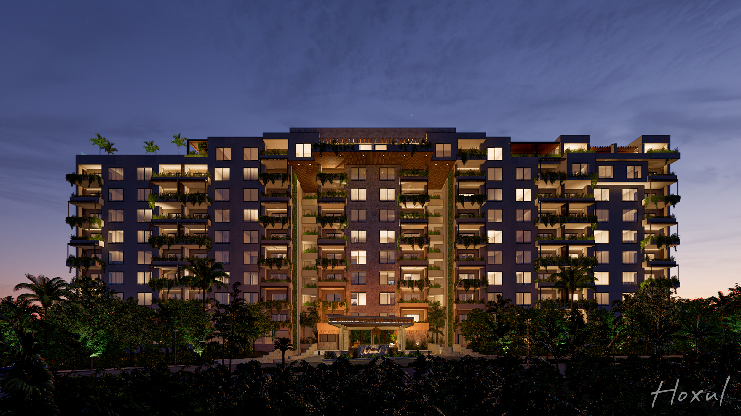 Hoxul Luxury Condos — propiedad en venta con Bitcoin y criptomonedas en CORASOL, Playa del Carmen, Quintana Roo